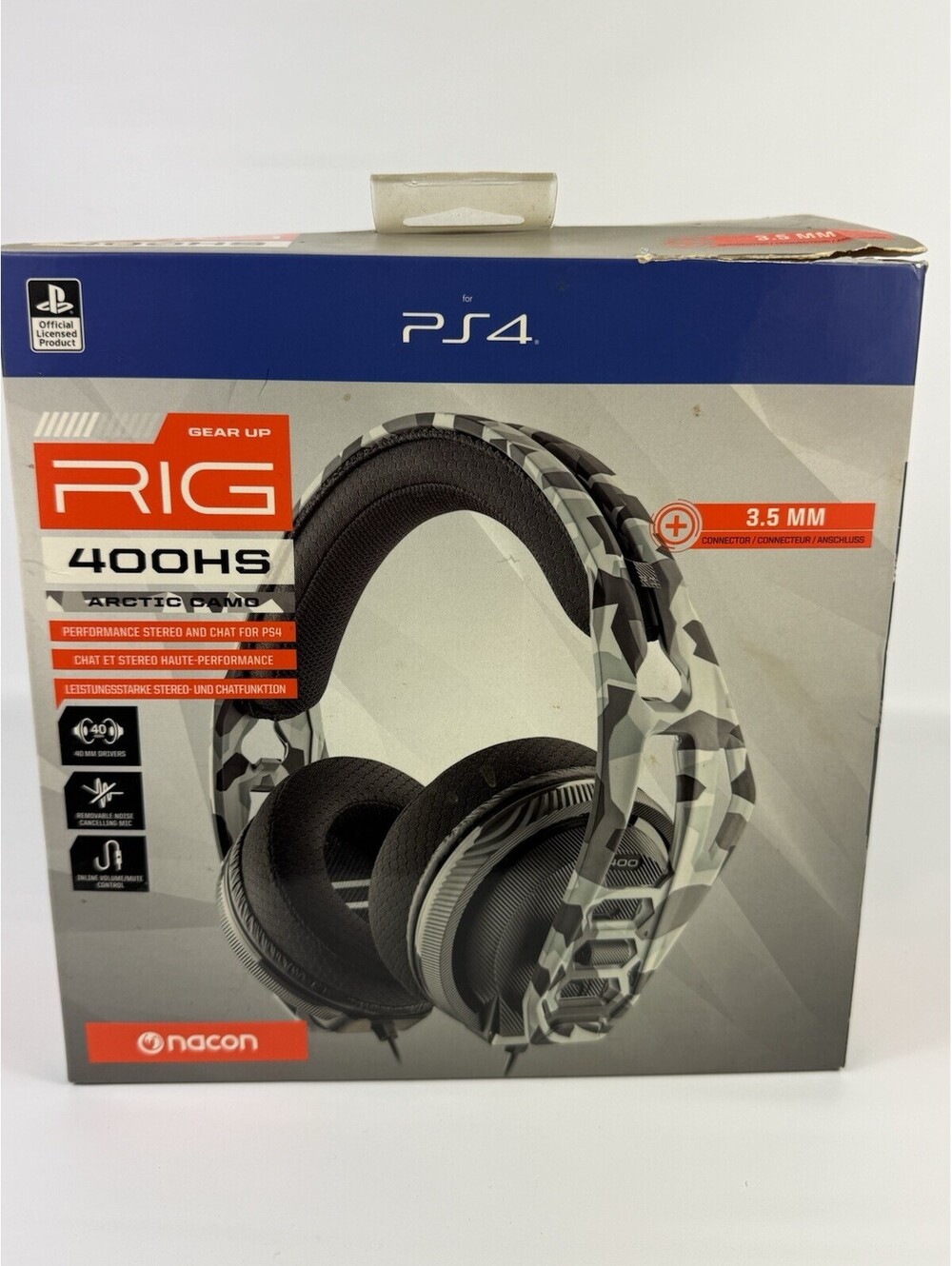 Plantronics RIG 400HS Camouflage Headband Headsets for PlayStation 4